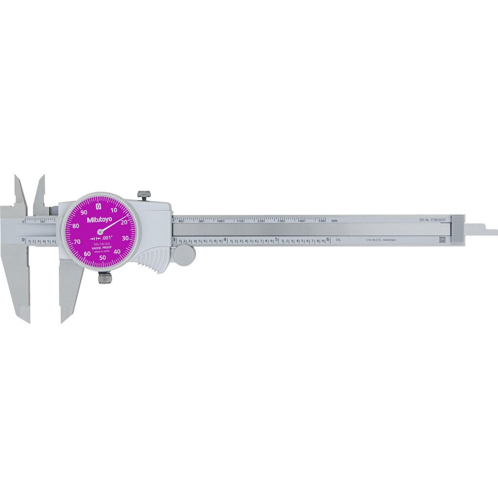 MITUTOYO Mitutoyo 505-742-52J Dial Caliper 6 Inch Inside Jaw