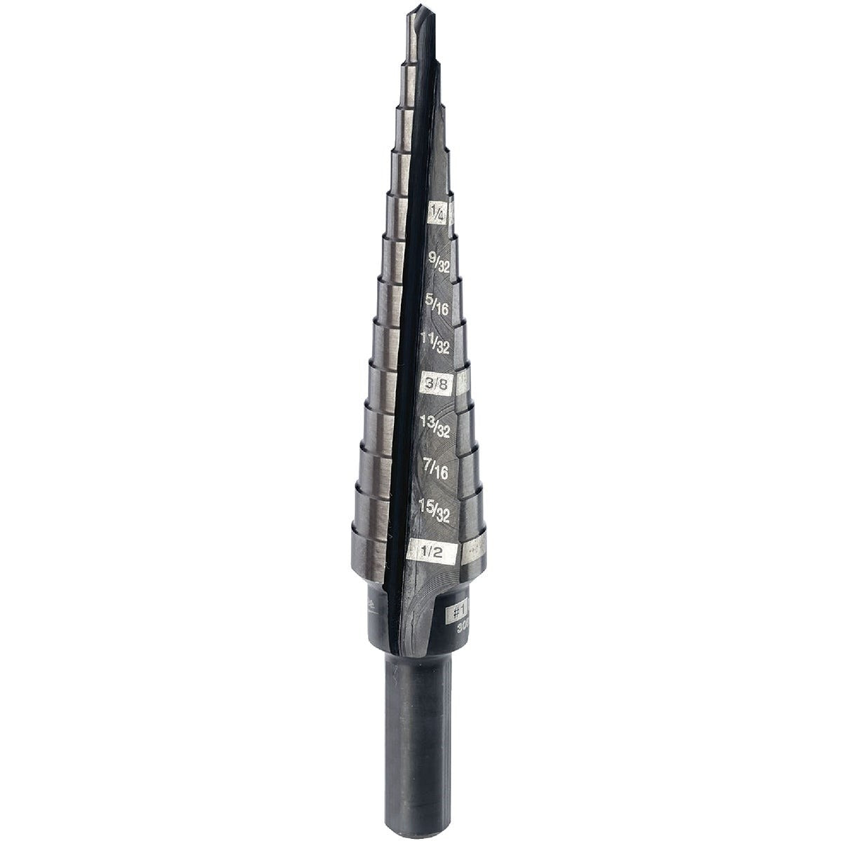 MILWAUKEE Milwaukee 48-89-9201 #1 Step Drill Bit (1/8 in - 1/2 in by 1/32 in, 13-Step)