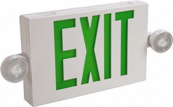 COOPER LIGHTING SOLUTIONS Cooper Lighting APC7G Led Combo Exit Sign 2 Head