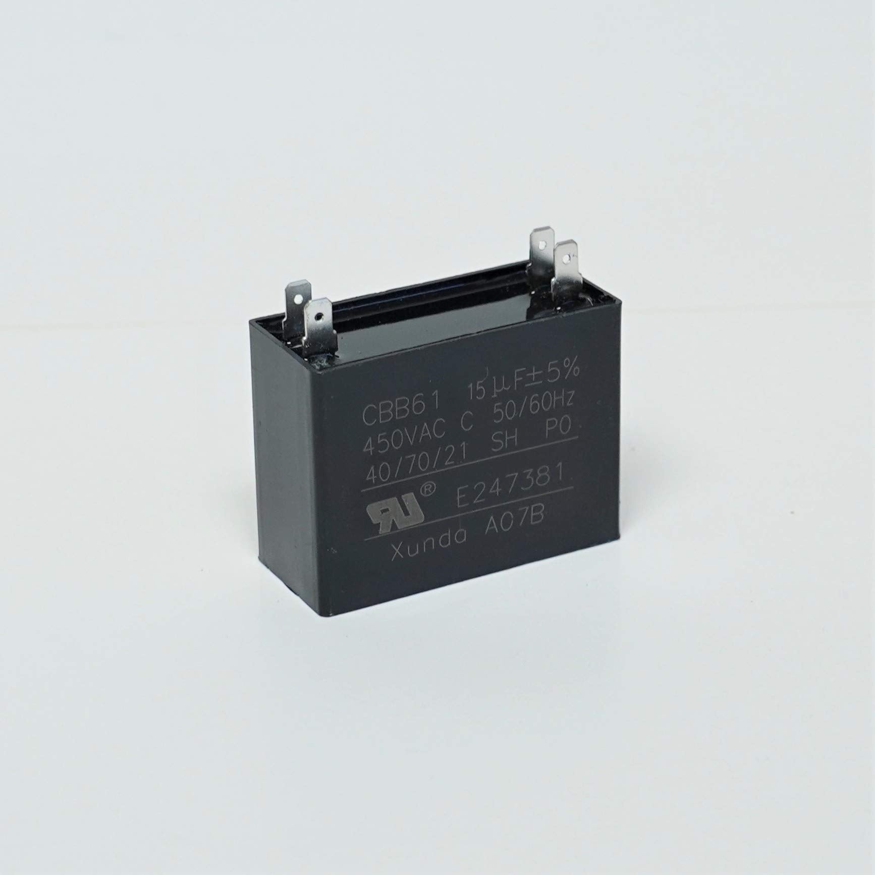 SUPCO Supco RC15X450 Minisplit Run Capacitor 15 Mfd 450V (Each) RC15X450