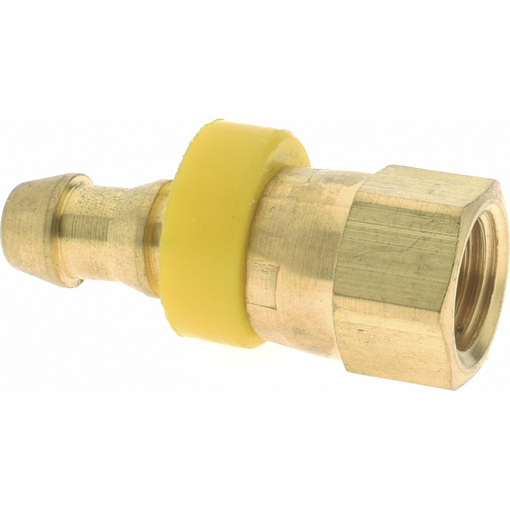EATON Eaton 10004B-604 Barbed Hose Female Connector 1/4 in Brass