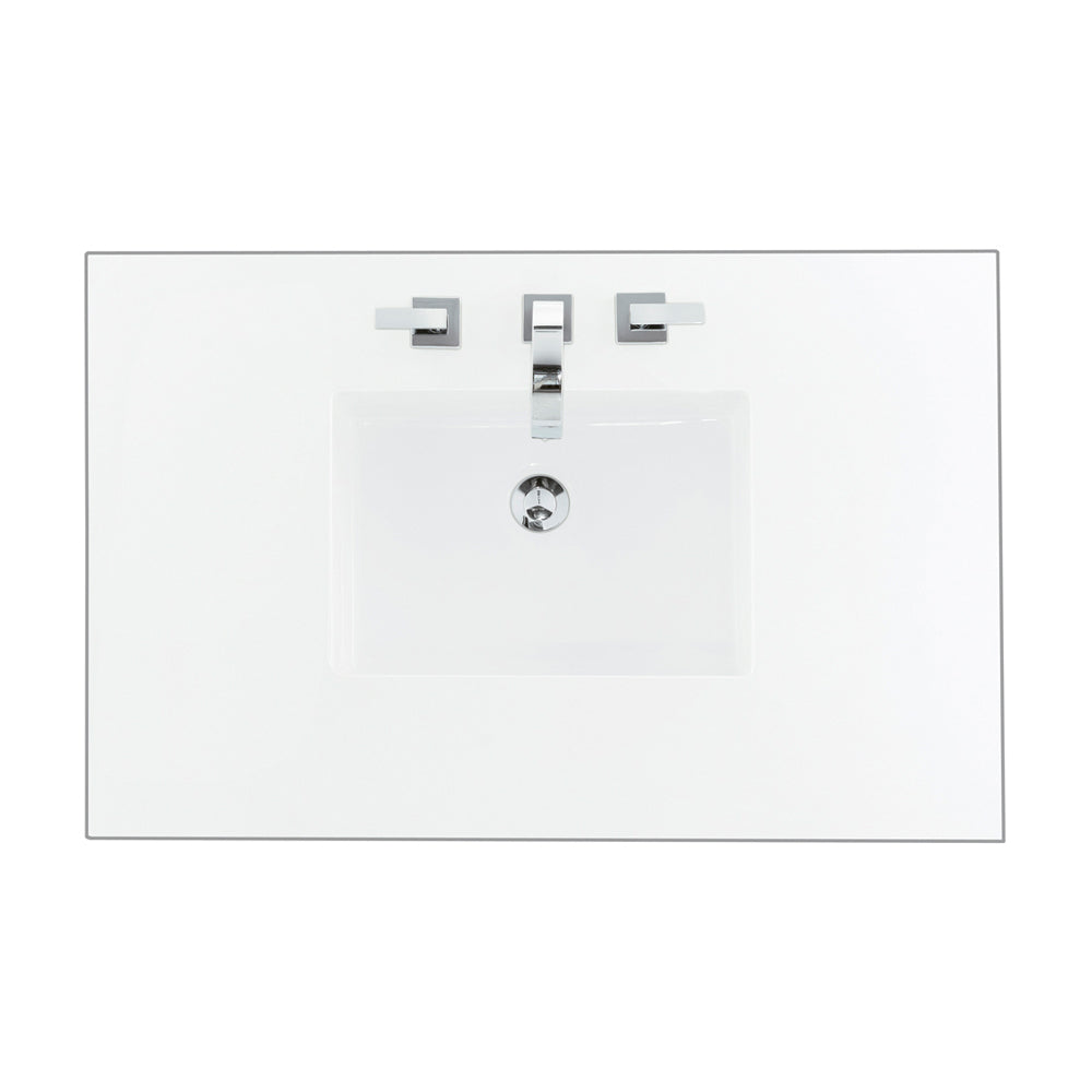 James Martin Vanities 050-S36-CLW-SNK 36 SGL TOP