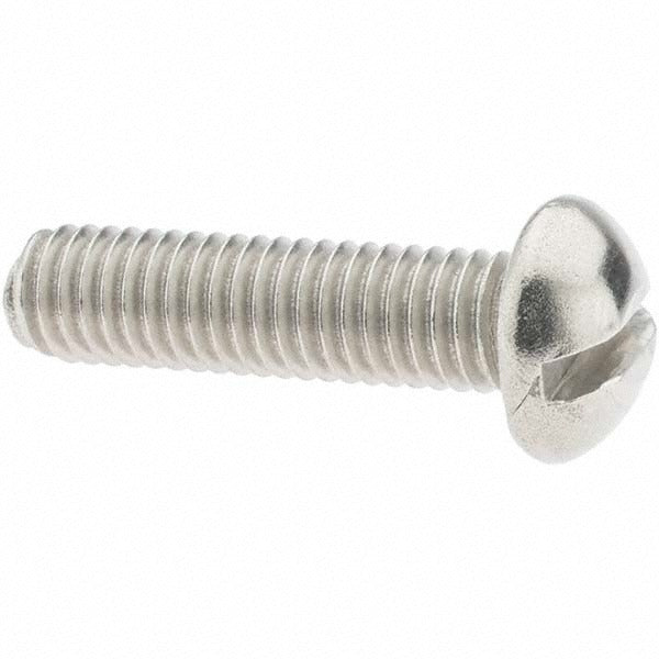 VALUE COLLECTION Value Collection 92658 10-32 Round Head Slotted Screw Ss 18-8