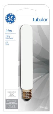 GE G E Lighting 44727 Clear Tubular Light Bulb 25W