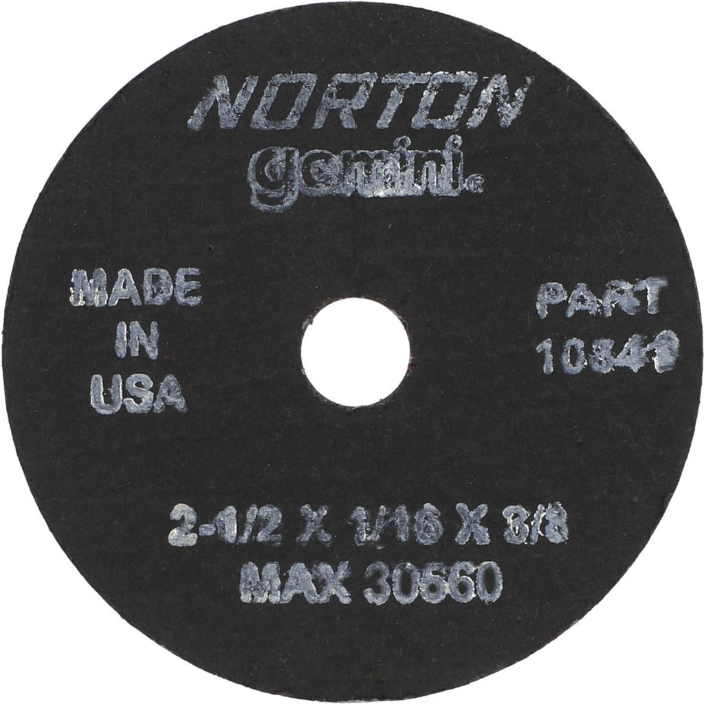 NORTON Norton 66243510641 Cut-off Wheel 2.5in Aluminum Oxide Type 1