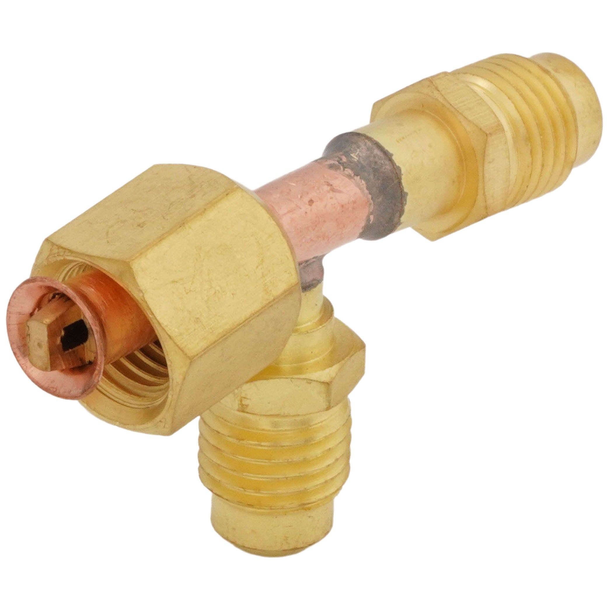 SUPCO Supco SF9601 Refrigeration Tee Connector 1/4 in Male Flare x 1/4 in Female Flare x 1/4 in Male Flare (Pack of 2)