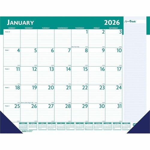 HOUSE OF DOOLITTLE House of Doolittle HOD148 Monthly Desk Pad Planner