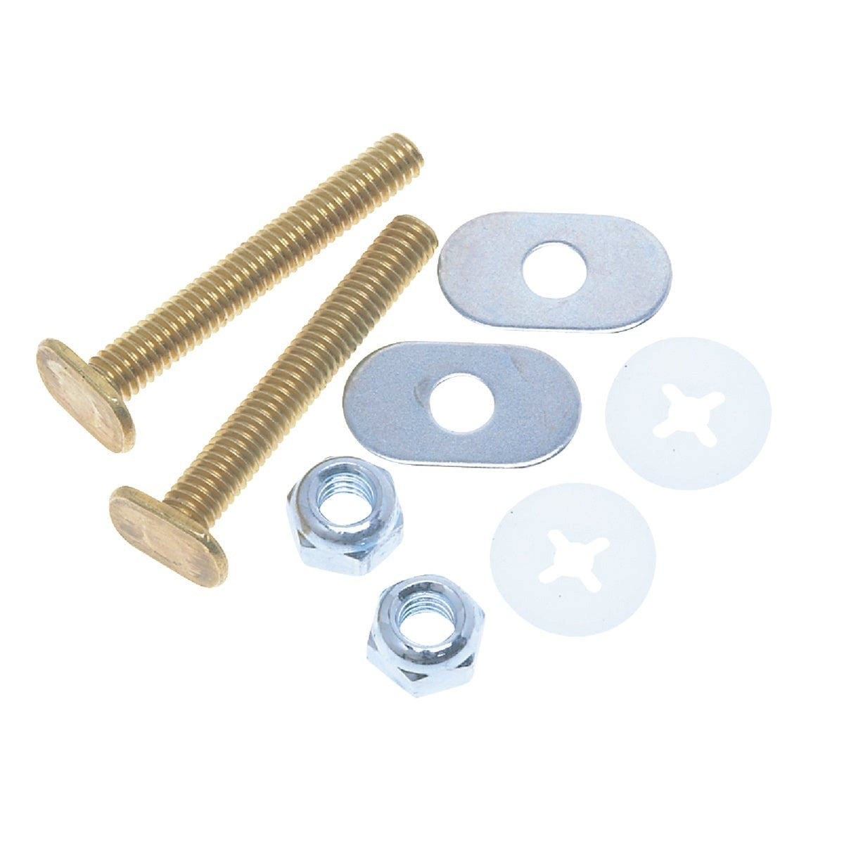 BSC PREFERRED Bsc Preferred 443972 Toilet Bolt Set Brass Closet Bolts