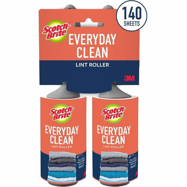 3M 3M MMM836RS70TP Scotch-Brite lint roller (70 sheets/2 pack) 836RS-70TP