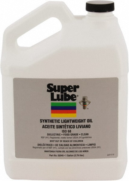 SUPER LUBE Super Lube 52040 Synthetic Machine Oil Sae 80W Iso 68 1 Gal