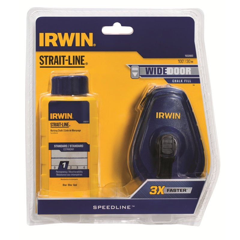 IRWIN Irwin 1932883 Strait-Line Speedline Chalk Reel (100 ft / Pack of 1)