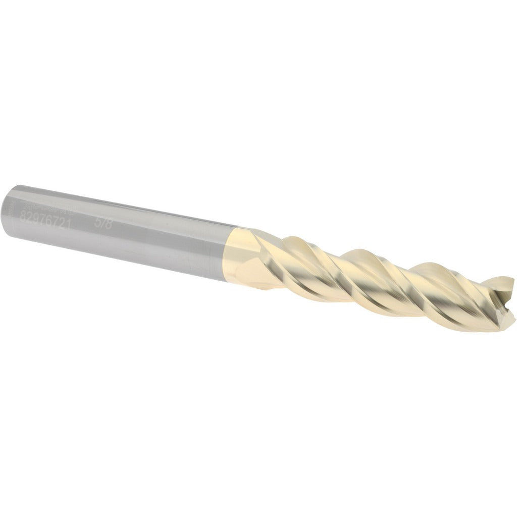 ACCUPRO Accupro 12178616 Square End Mill 5/8 in 3 Flute Solid Carbide