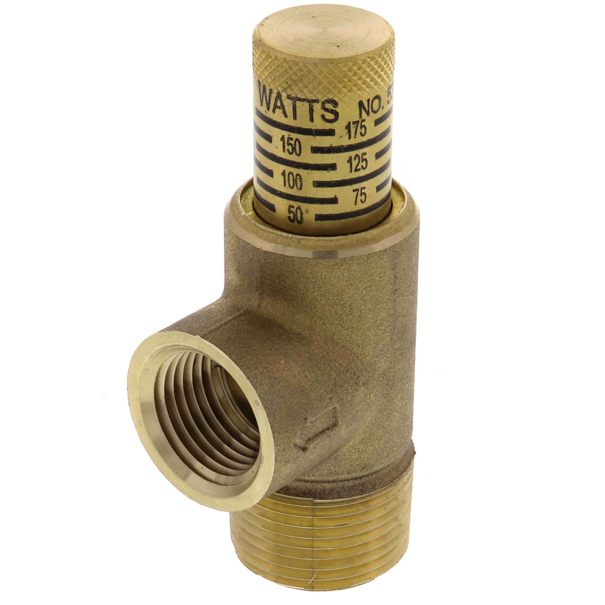 Watts 0556036 Series LF530C 3/4 in. Brass and Rubber Male Threaded x Female Threaded 50-175 psi Pressure Relief Valve