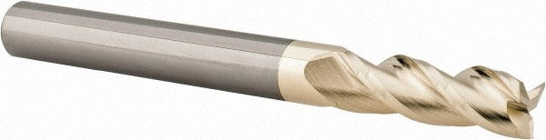 ACCUPRO Accupro 314581 Square End Mill 1/4 in 3 Flute Carbide Zrn
