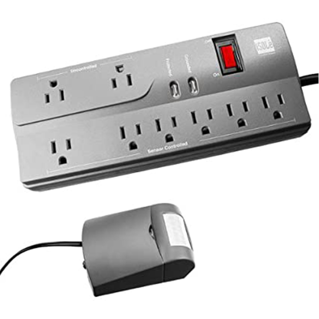 Legrand IDP-3050-A Wattstopper 120 VAC 12 Amp 8-Outlets Power Strip