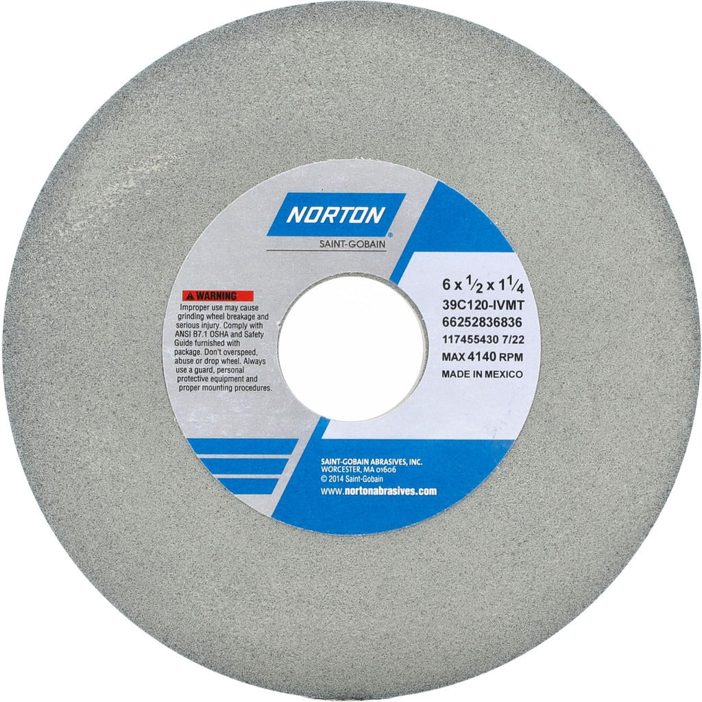 NORTON Norton 66252836836 Surface Grinding Wheel 120 Grit 6in