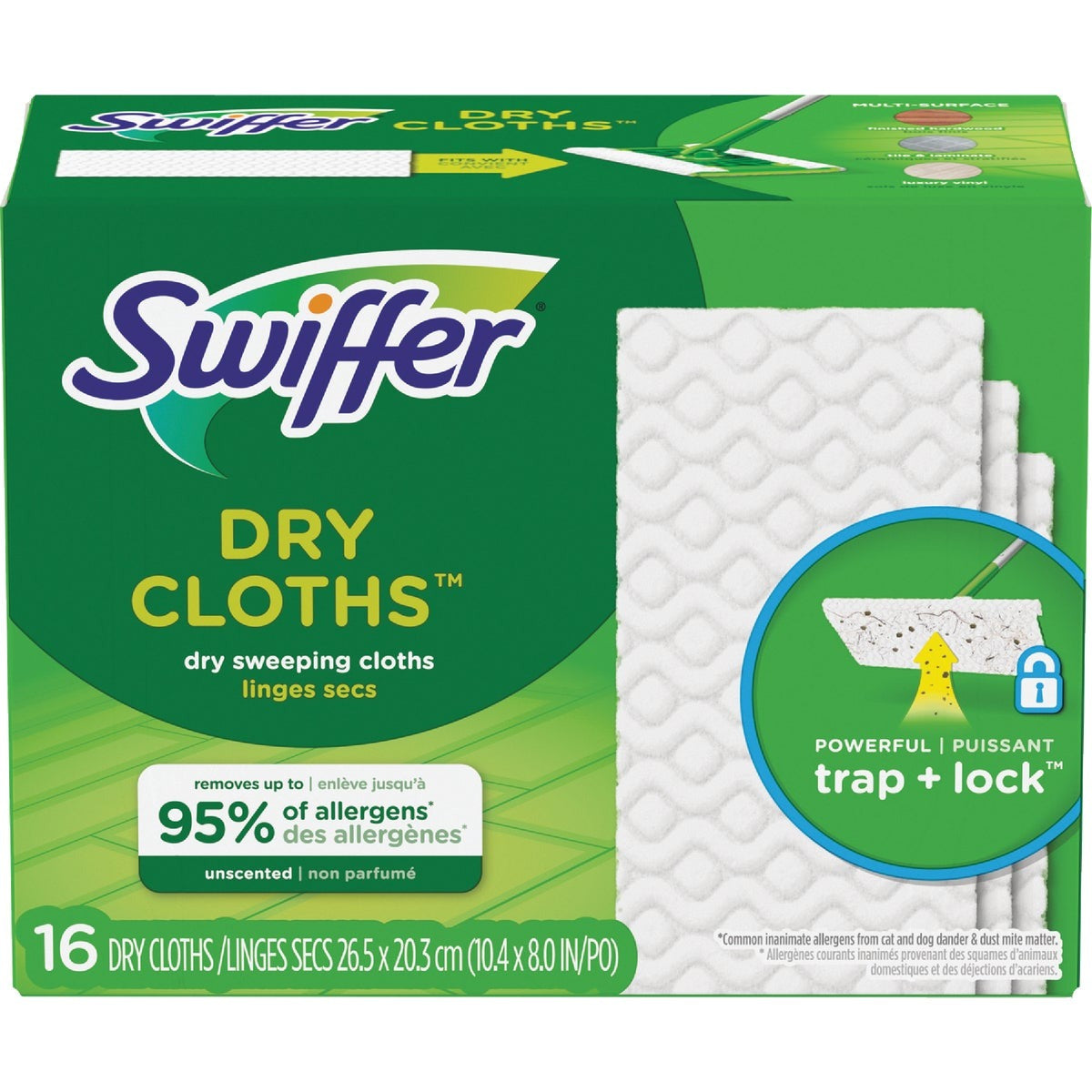 SWIFFER Swiffer 3700031821 Replacement Sweep Cloths 16 Count