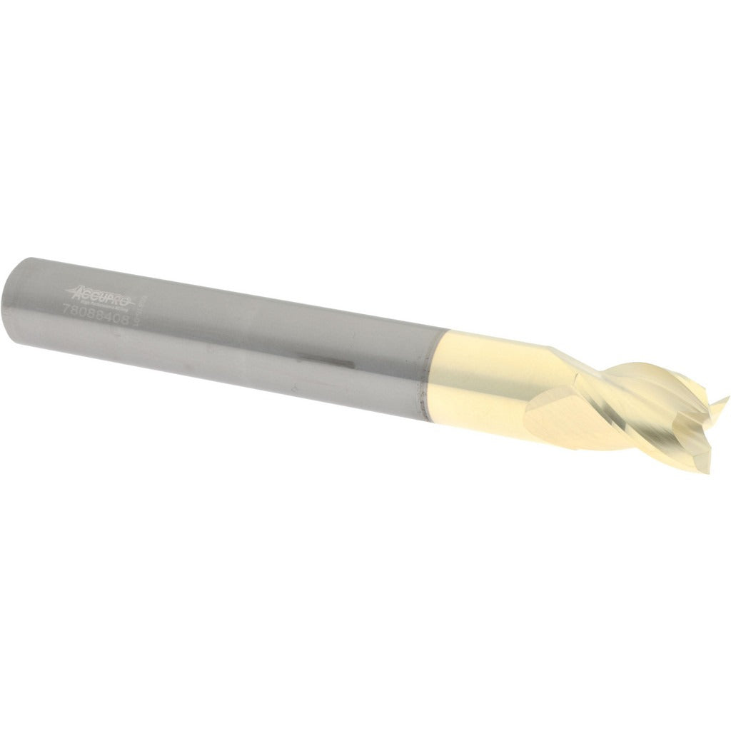 ACCUPRO Accupro 315525 Square End Mill 1/2 in 3 Flute Carbide Zrn