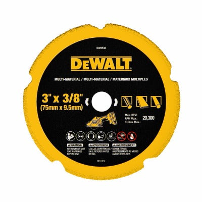 DEWALT Dewalt Accessories DW8530 Diamond Cut-off Wheel 3 in 5 Pack