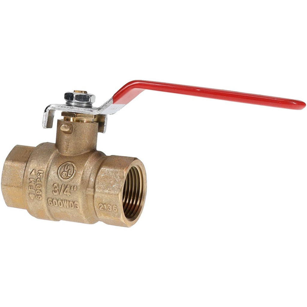VALUE COLLECTION Value Collection TXN075 3/4 in Ball Valve Brass Fnpt