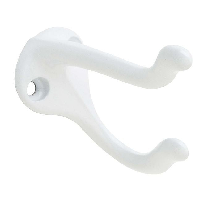IVES Ives 571AW Coat and Hat Hook White Aluminum