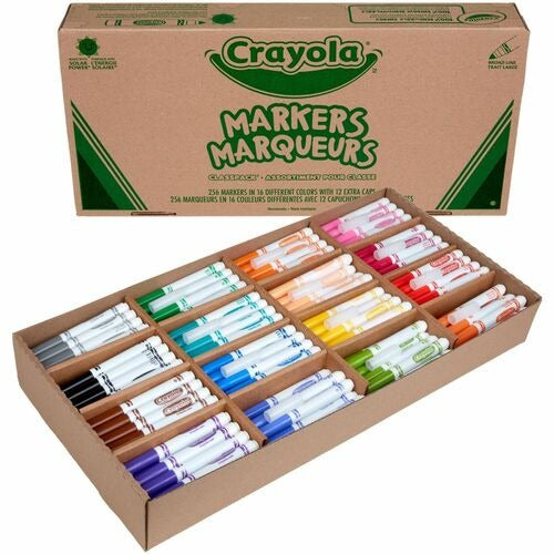 CRAYOLA Crayola CYO588201 Water-based Marker Classpack 256 Count