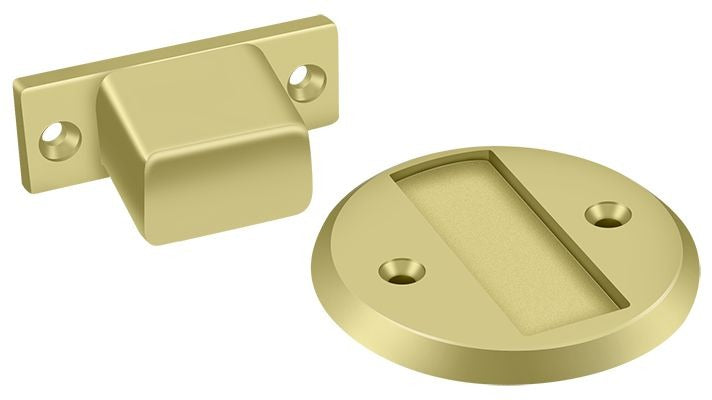 DELTANA Deltana MDHF25U3 Magnetic Door Holder Flush 2.5in Bright Brass