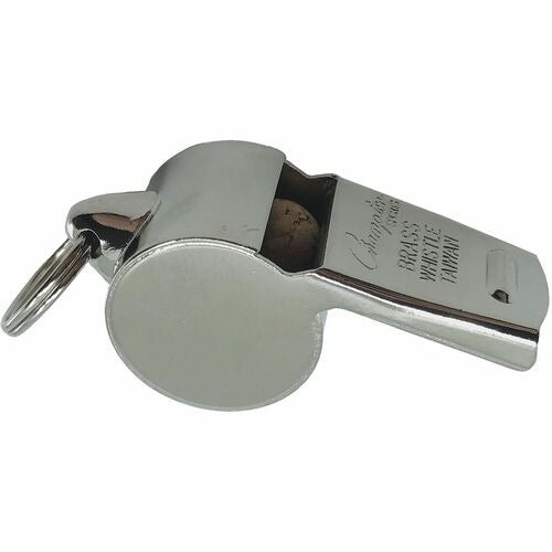 CHAMPION SPORTS Champion Sports CSI401 Metal Whistle Lanyard Ring 12 Pack
