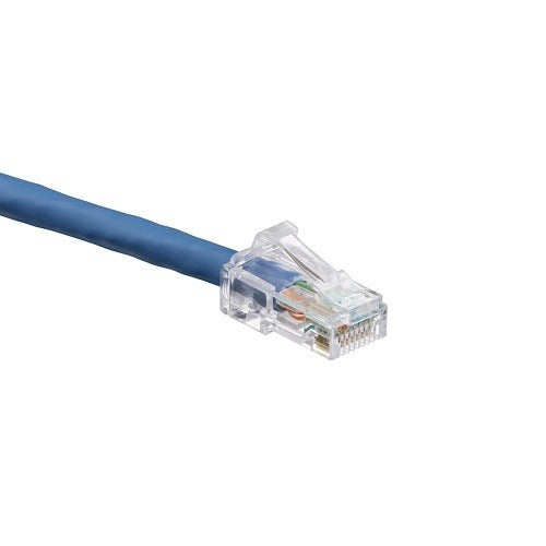 LEVITON Leviton Telcom 6D460-20L Cat6 Slim Patch Cord Blue