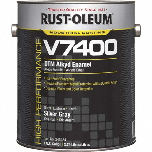 RUST-OLEUM Rust-oleum 245484 Alkyd Enamel Paint Gloss Silver Gray