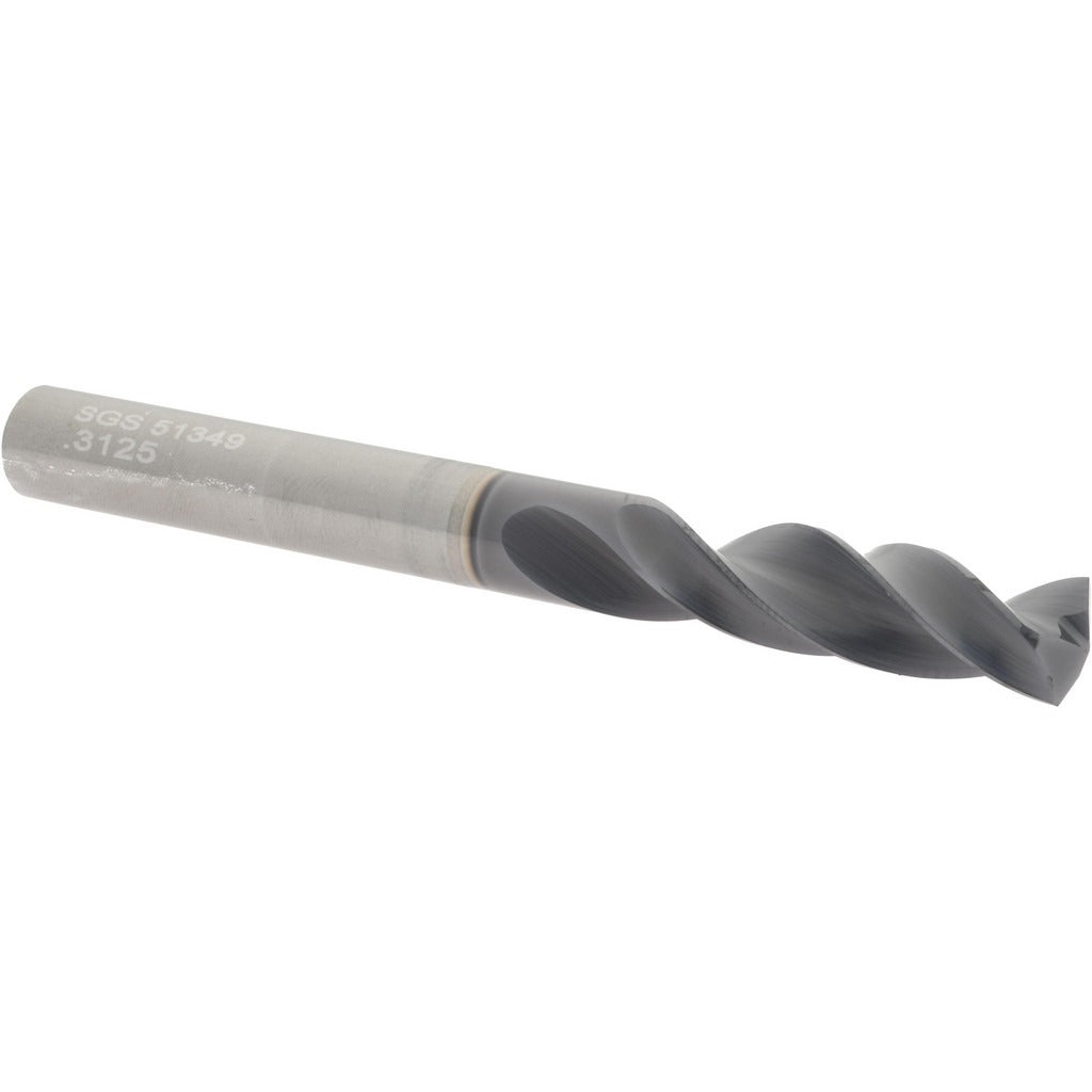 KYOCERA SGS PRECISION TOOLS Sgs 51349 Screw Machine Drill Bit 5/16 in Solid Carbide