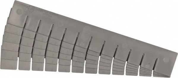 QUANTUM STORAGE SYSTEMS Quantum Storage DS93030 Bin Divider Gray Polypropylene
