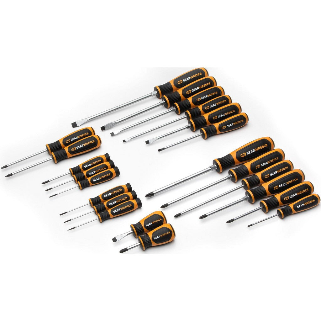 GEARWRENCH Gearwrench 86537 22 Pc Screwdriver Set Phillips Slotted Torx