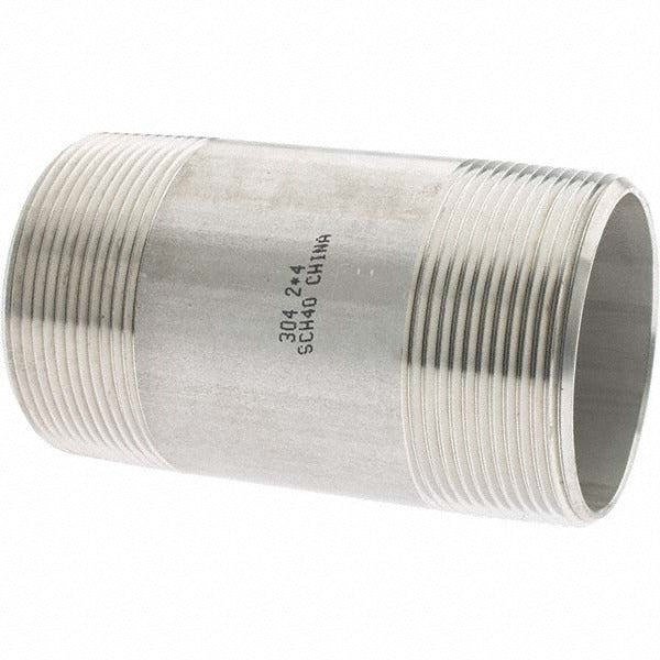 VALUE COLLECTION Value Collection 4BN2*4 Ss Pipe Nipple 2 in Grade 304 Sch 40