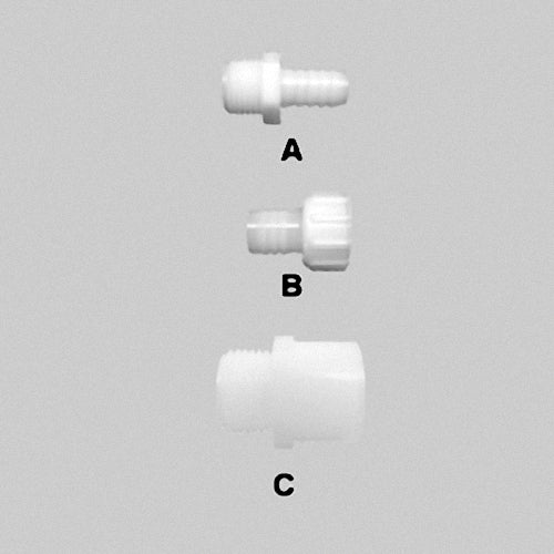 Bramec 0648 Nylon Adapter: 3/4 FPT x 1/2 Barb (4/Pk)