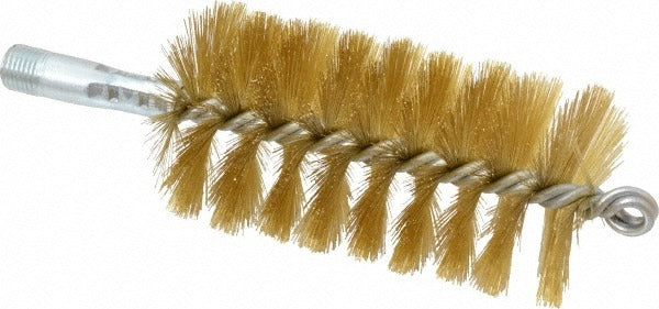 SCHAEFER BRUSH Schaefer Brush 43648 Tube Brush 2-1/4 in Brass Bristles