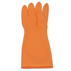 Honeywell AK1815/O/9 Chemical Resistant Latex Gloves 9 Orange