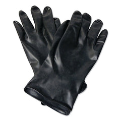 Honeywell North B131/8 Chemical Resistant Butyl Glove Size 8 Black 13 mil Smooth