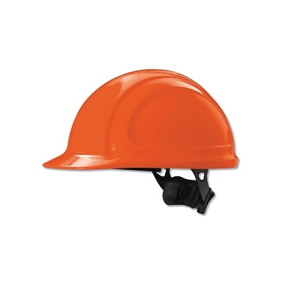 Honeywell North N10R030000 North Zone N10 Ratchet Hard Hat 4 Point Front Brim Orange