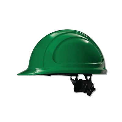 Honeywell North N10R040000 North Zone N10 Ratchet Hard Hat 4 Point Front Brim Green