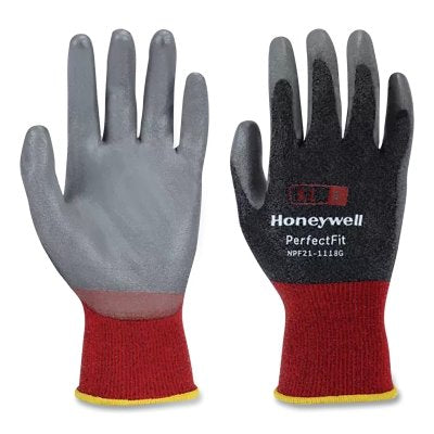 Honeywell NPF21-1118G-10/XL New Perfect Fit Gloves 18 ga PU A1/A 10/X-Large Gray