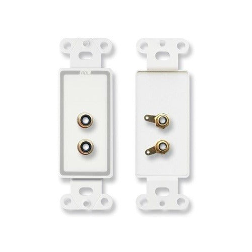 RADIO DESIGN LABS Radio Design Labs D-PHN2 Rca Phono Plug Wall Plate
