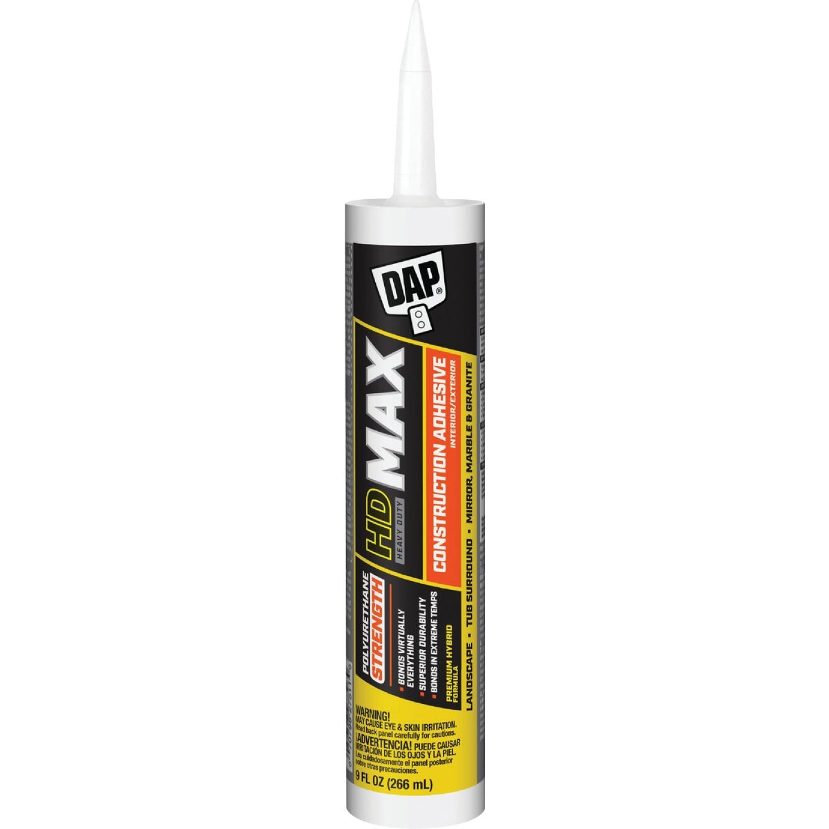 DAP Dap 7079827511 Hd Max Construction Adhesive 9 Oz