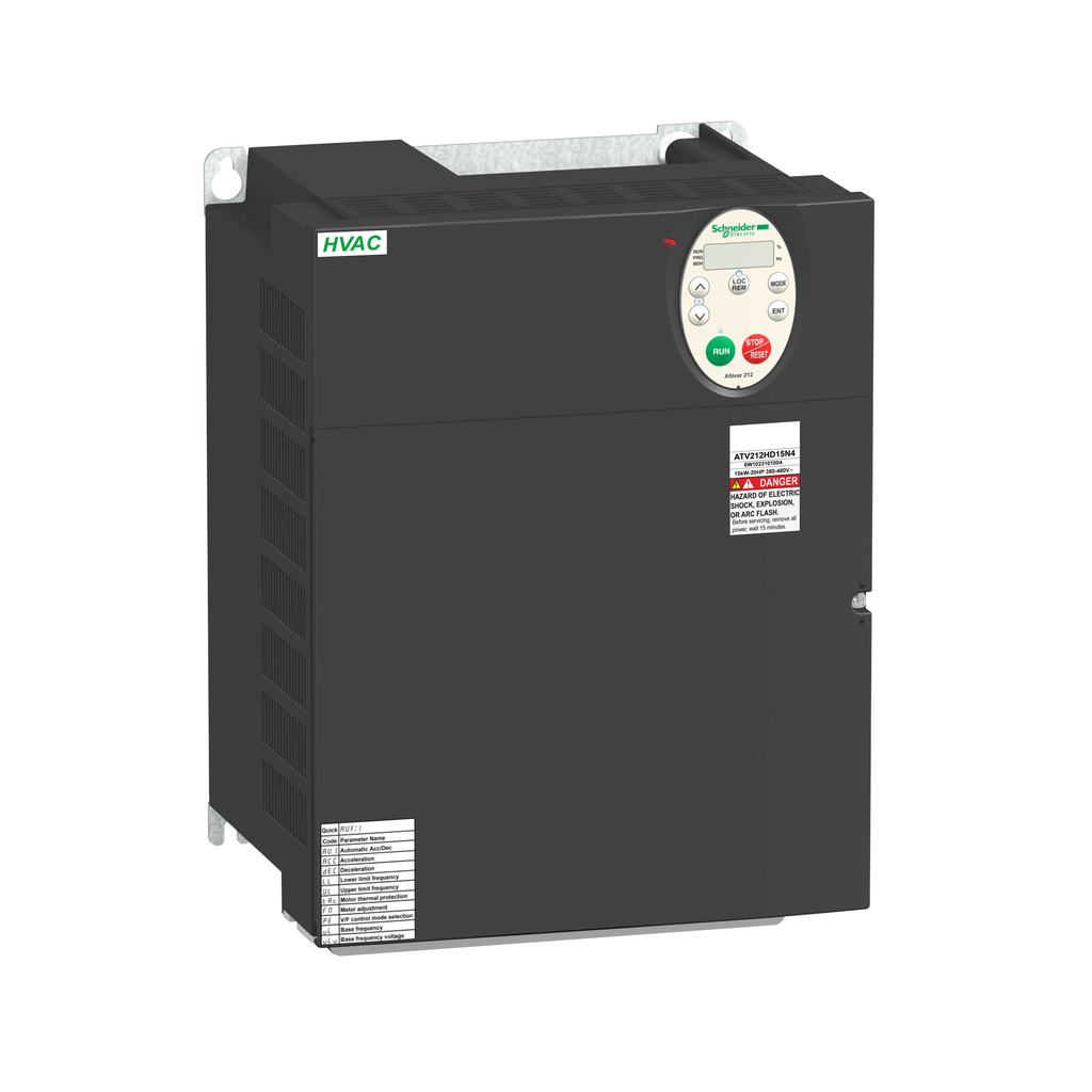 Schneider Electric ATV212HD15N4 Speeddrive 20HP 460V 3PH