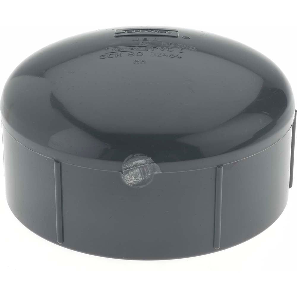 VALUE COLLECTION Value Collection 848-040 Pvc End Cap 4 in Sch 80 Fipt