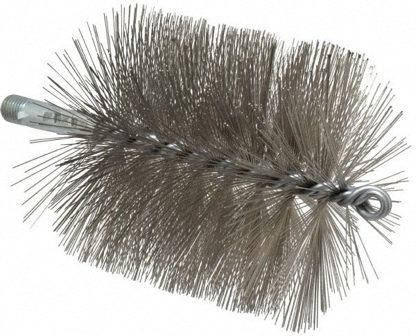 SCHAEFER BRUSH Schaefer Brush 43573 Spiral Tube Brush 4.5in Stainless Steel