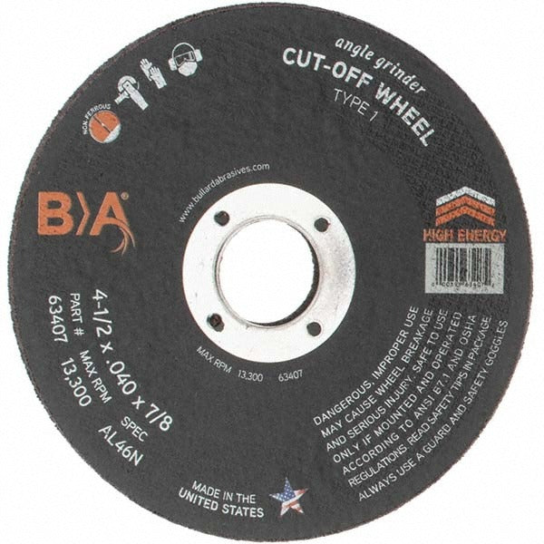 VALUE COLLECTION Value Collection KP10342 Cut-off Wheel 4.5in Aluminum Oxide 46 Grit