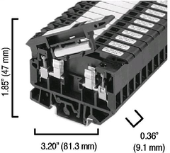 Allen-Bradley 1492-H4 4 mm² Fuse Terminal Block