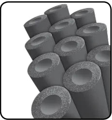 K-FLEX K-FLEX 6RX100158 Insul-Tube 1-1/2 in. x 1-1/4 in. x 6 ft. Foam Pipe Insulation