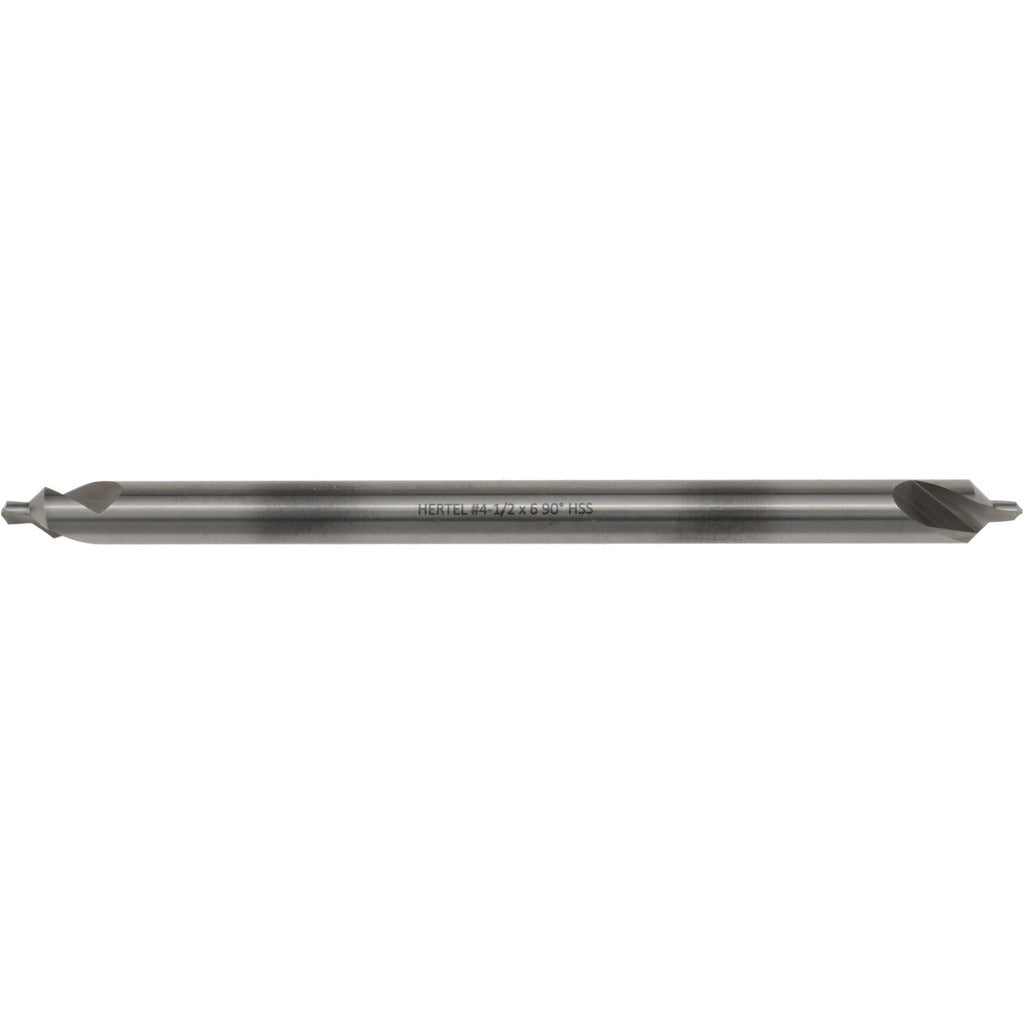 HERTEL Hertel H-81155L04560 Combo Drill Countersink 3/8 in Hss